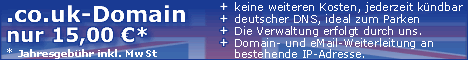 Ihr Spezialist f�r .co.uk-Domains.